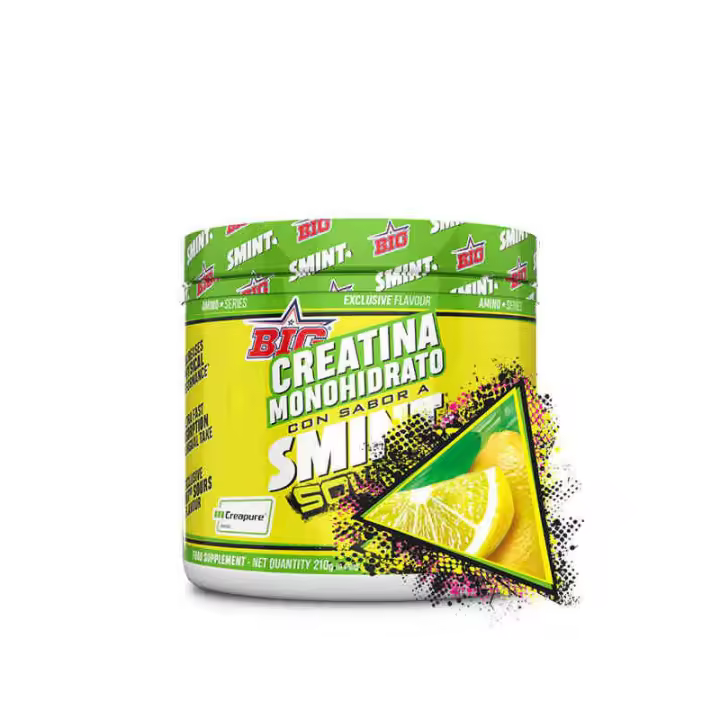 Creabig Creapure Smint - Suplemento de Creatina Monohidratada - 210 Grs - Limón - 1