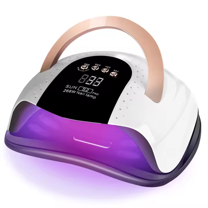 Lámpara UV LED para Secado de Uñas Lámpara de Manicura con Pantalla LCD 57/36LED 268/120W Lámpara UV para Esmalte de Gel Marca Producto para Belleza - 1