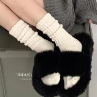 Calcetines De Mujer Ultra-Comodidad Sólidos Diseño De Media Tubería Lujosamente Suaves Moda Diaria Varias Colores - details 0