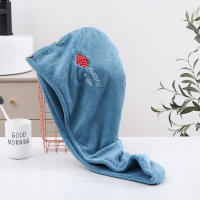 Toalla De Secado Rápido Para El Cabello Microfibra Antirremolques Toalla De Cabello Para Niñas Sombrero De Ducha Playa - details 3