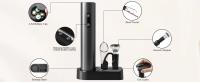 Set De Abrevidrios Eléctricos Con Base De Carga O Potenciado Por Batería Y Luz LED Adecuado Para Enthusiastas Del Vino - details 1