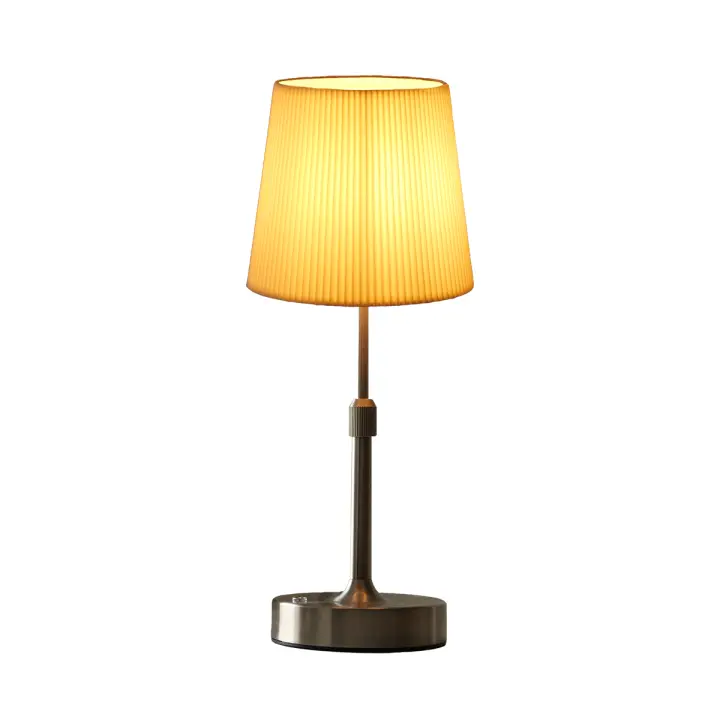 Lámpara De Mesa Recargable Sin Cable Con Luz Nocturna LED Toque Dimmable Sin Etapas Portátil Para Barra Restaurante Camping - 1