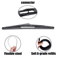 Limpia-Ventosa Trasera Para Ford Fiesta 2008-2017 Plegable De 12 Pulgadas Compatible Con Ventanas Traseras Y Parabrisas - details 2