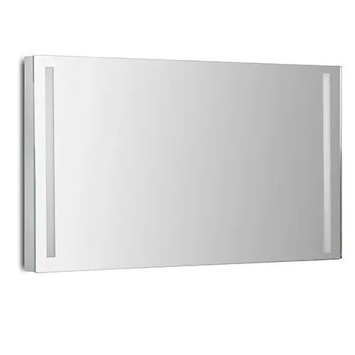 Espejo de Baño Rectangular con Luz LED y Perfil de Aluminio - Luz Blanca Fría (5700K) - 100 x 80cm | Modelo Niza - 1