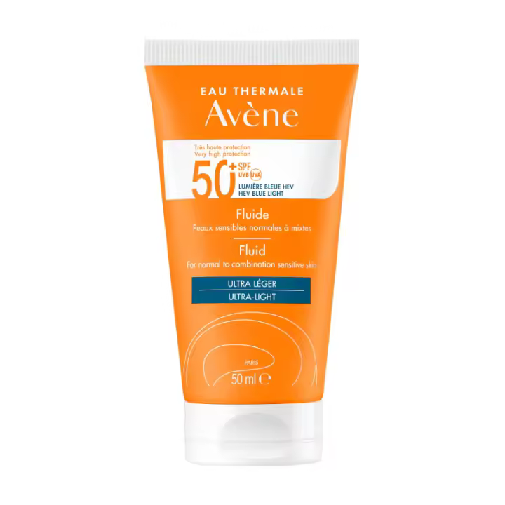 AVENE SOLAR FLUIDO ULTRALIGERO SPF 50+ PIEL NORMALES A MIXTAS 50 ML - 1