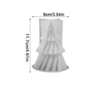 Molde De Silicona Para Vela De Árbol De Navidad 3D Creativo Para Epoxy Resina DIY Aromaterapia Vela Tamaño Estándar De Plantas - details 8