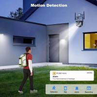 Cámara IP WiFi con Triple lente de 15MP, Zoom 4X, cámara de seguridad inalámbrica para exteriores, protección de seguridad inteligente, cámaras de vigilancia CCTV PTZ - details 4