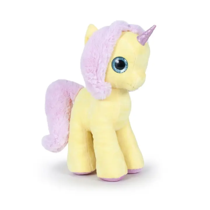 PELUCHE UNICORNIO COLOR AMARILLO GRANDE 28 CM, 760016011, PLAY BY PLAY, TIENDA CON LICENCIA OFICIAL - 1