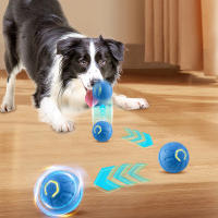 Bola Inteligente Para Perros Juguetes Electrónicos Interactivos Moverse Y Rebotar Automáticamente USB Para Puppies Y Gatos - details 6