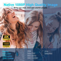 Proyector Magcubic Android 11 390ANSI HY320 4K Nativo 1080P Dual Wifi6 BT5.0 Cine Portátil Mejorado HY300 Corrección De Keystone Automática - details 4