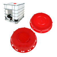 Tapa De Botella IBC Roja Para Almacenamiento De Líquidos Adaptador De Cubierta De Plástico Para Tanque IBC Conexión De Jardín - details 2
