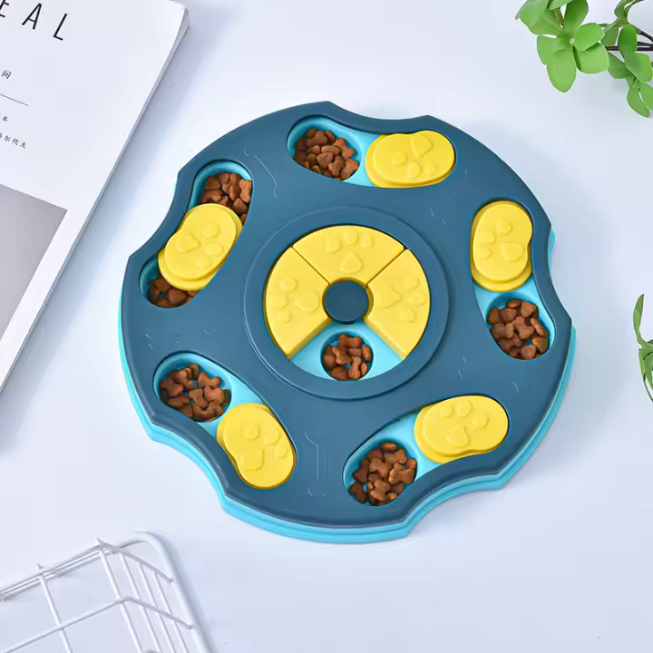 Juguetes De Lógica Para Perros Alimentos Lento Entrenamiento Juego Interactivo Platos De Comida Para Perros Y Gatos Aumenta El IQ Del Perro O Gato - 1