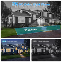 Cámara De Seguridad Exterior BESDER 4MP 2K WiFi Solar Y Batería Potenciada Inalámbrica HD Detección De Humanos iCSee CCTV Video Surveillance - details 4