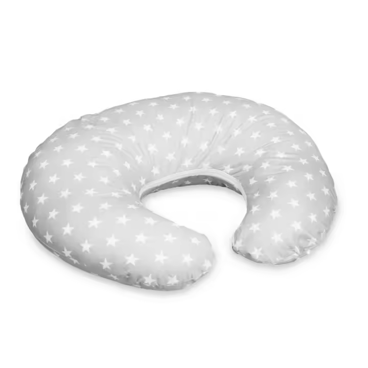 Vizaro - Cojín de Lactancia 100% Algodón Ergonómico, Cómodo y muy Adaptable - Funda LAVABLE - Hecho UE, OekoTex - 1