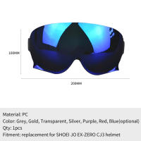 Visera De Repuesto Para Casco De Motocicleta SHOEI JO EX-ZERO CJ3 Lente De Protección Contra El Viento S-hield Material PU - details 2