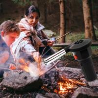 Aluminio Soplador De Aire Eléctrico Para Barbacoa Herramienta Portátil Para Parrilla Picnic Camping Resistentes Al Calor - details 4