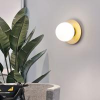 Lámpara De Pared Minimalista Nórdica Y Lujo Para Dormitorio Y Sala De Estar Iluminación Para Pasillo Y Escaleras Estilo Moderno Metal Negro Y Oro - details 0