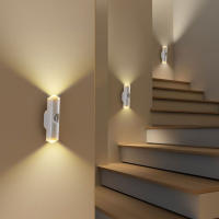 Lámpara De Noche LED Con Sensor De Movimiento 3 Colores Cambiantes Recargable Para Decoración De Armarios Y Cocinas - details 1