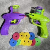 Lanzador De Disco Saucer Volador Juguete De Entrenamiento Exterior Disparador De Espuma Juguetes De Combate Suave Para Niños Y Niñas Regalo De Navidad - details 2