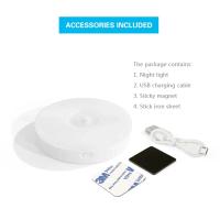 Lámpara Nocturna LED Con Sensor De Movimiento Recargable Y Magnética Portátil Para Dormitorio Cocina Armario Luz Sin Cable Dimmable - details 11