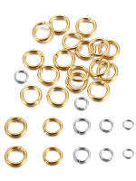 Anillos Abiertos De Acero Inoxidable Para Fabricación De Joyas DIY 100-200pcs Herramienta Esencial Para Manualidades Y Artesanía - details 3