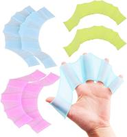 2 Pair Swimming Hand Paddle Frog Silicone Fins Swimming Gloves Webbed Surfing Frog Claw Surfing Paddles Aquatic Swim Snorkeling - details 3