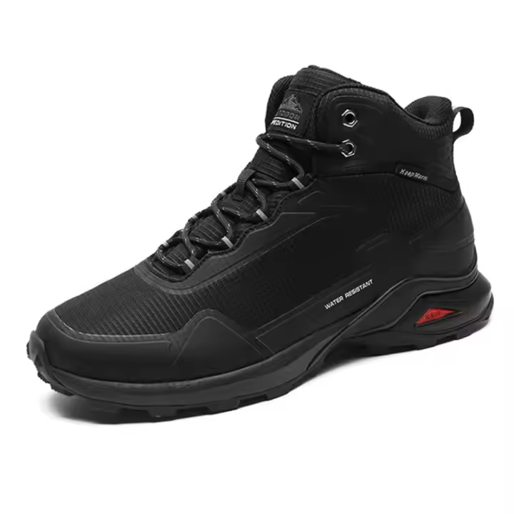 Botas De Invierno Para Hombre Resistente Al Agua Y Antideslizante Zapatillas De Nieve Para Senderismo Y Trabajo Cubierta Media Casual Para Exterior - 1