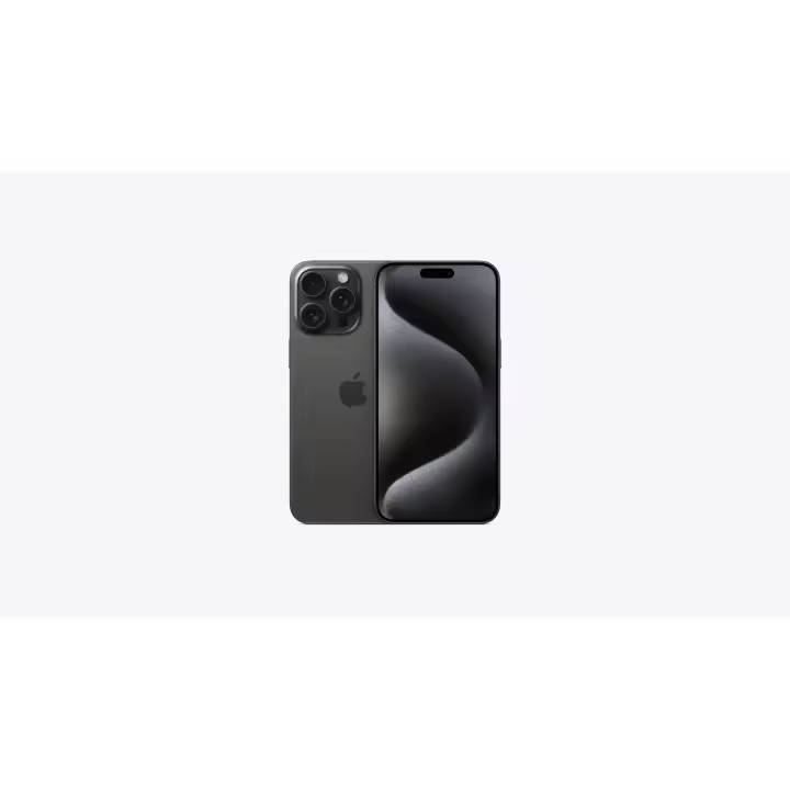Teléfono Libre Apple iPhone 15 Pro Max 256GB (Titanio Negro) Garantia 3 años, 5G, 6.1" Pantalla Super Retina XDR, Chip A17 Bionic, iOS - 1
