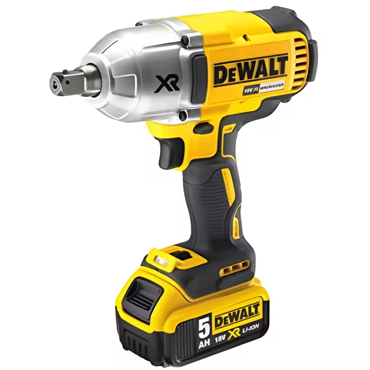 Dewalt Tornillo de Percusión Sin Escobillas 18V - XR LI-ION - 1/2" Alto Par 950Nm Li-Ion 5,0Ah - 1