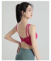 Sujetador Deportivo De Verano Para Mujer Con Espalda Nuca Integrada Y Shockproof Para Correr Y Yoga Top De Chaleco Vestido Exterior - details 1