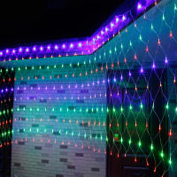 Luz De Encaje LED Para Cortina 3x2m 200led EU 220V Decoración De Jardín Exterior Navidad Boda Fiesta Accesorio De Hogar - details 10
