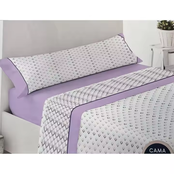 Juego de sábanas Verano 100% Microfibra NOTA!! (3 piezas) 1 sábana encimera +1  sábana ajustable + 1 fundas de almohada - 1