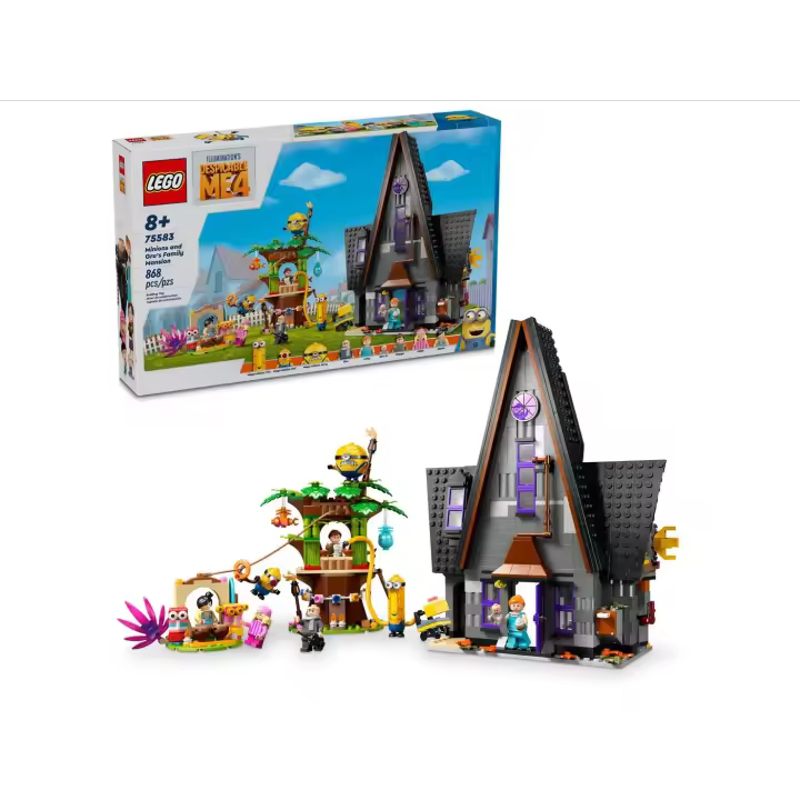 LEGO MINIONS 75583: Minions y Mansión Familiar de Gru - 1