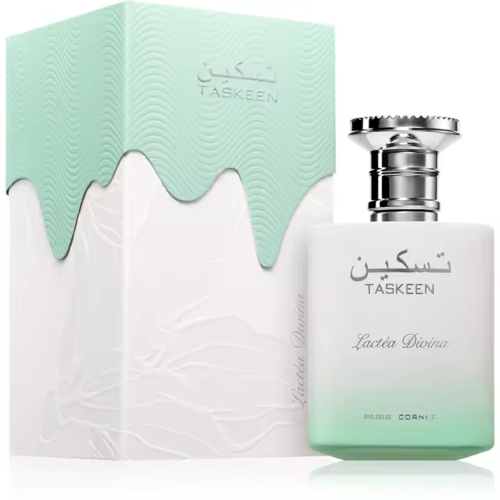 Perfume Árabe 100% Original Paris Corner Taskeen Lactea Divina EDP 100 ml – Fragancia Unisex Sofisticada - 1
