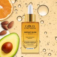 Gold Collagen Instant Glom Serúm 30ml - Vitamina C - Piel Luminosa - Poros Minimizados - Firmeza y Elasticidad - Hidratación y Suavidad - details 0