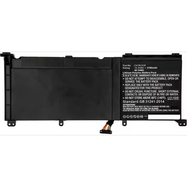 Bateria portatil coreparts 11.4v 3700mah para asus rog g501j - 1
