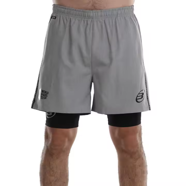 Pantalón Corto Bullpadel Lirio Gris - Elegir Talla - 1