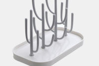 Rack De Secado Para Botellas De Bebé En Rosa Y Beige Soporte De Almacenamiento Removible Para Copas De Alimentación Con Agujeros Para Drenaje Compatible Con Máquina De Secado - details 10