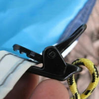 10PCS Abrazaderas De Toldo Clips De Tela Para Tienda De Campaña Accesorios De Anclaje Para Camping Y Exteriores Tipo De Abrazadera De Mordaza - details 2
