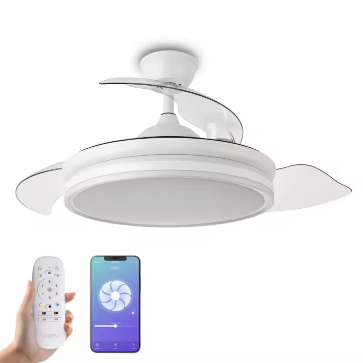 YOEVU EOS PLUS - Ventilador de Techo Inteligente WiFi | Compatible con Alexa y App | 6 Velocidades | Luz LED Regulable - 1