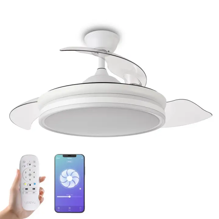 YOEVU EOS PLUS - Ventilador de Techo Inteligente WiFi | Compatible con Alexa y App | 6 Velocidades | Luz LED Regulable - 1