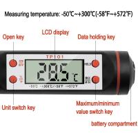 Termómetro De Alimentos TP300 Electrónico Para Cocina BBQ Horno Medidor De Temperatura Para Carne Agua Leche Cocción Herramientas De Cocina - details 4