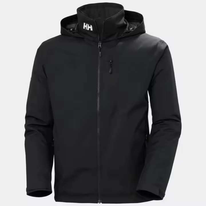 Chaqueta Negra Helly Hansen Crew Hooded Midlayer Sailing Jacket 2.0 Black - 1