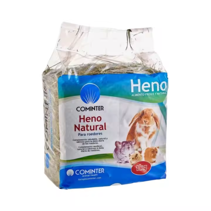 Heno Natural para Conejos y otros Roedores COMINTER - 1 Kg - 1