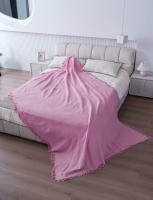 NEW & Almeritex 2000 Colcha Multiusos Sofa, Manta Foulard, Plaid para Cama, Cubresofa Cubrecama Rosa - details 3