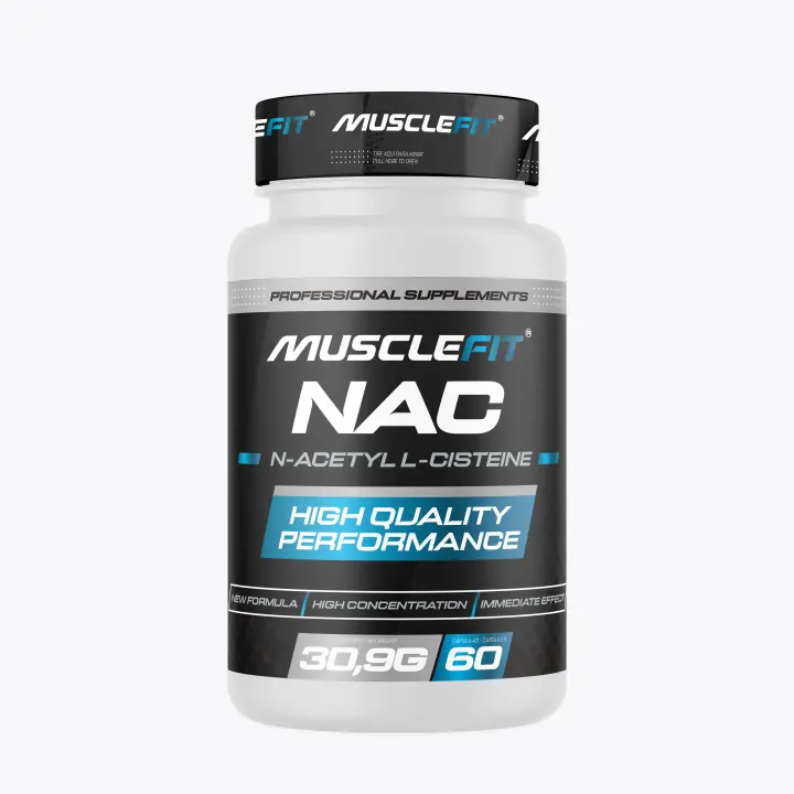 NAC N-ACETIL L-CISTEÍNA - MuscleFit│60 cápsulas - 1