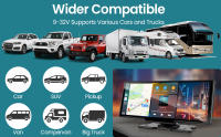Pantalla carplay coche Reproductor de vídeo inalámbrico Multimedia para Radio de coche de 10,26 pulgadas CarPlay Android espejo grabador DVR para coche tablero - details 0