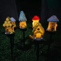 Lámpara De Jardín Solar Para Casa De Hadas Luz LED Impermeable Decoración Exterior Con Diseño Moderno Y Miniatura - details 12