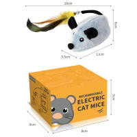 Juguete Interactivo Para Gatos De Peluche Con Sonido Y Luz LED Recargable Por USB Evitación De Obstáculos Para Gatos De Interior - details 1
