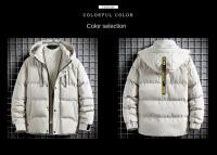 Chaqueta De Fleece Para Hombres Casual Impermeable Y Cálida Con Almohadillas De Poliéster De Alta Calidad Transpirable Y Confortable Para Uso Diario En Otoño E Invierno - details 1